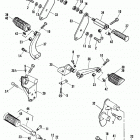 FXSTS BLLL Softail Springer (1990) Подножки