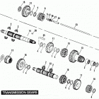 FXSTS BLLL Softail Springer (1990) TRANSMISSION GEARS