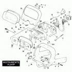 FXRP EFLH Police Low Rider (1987) INSTRUMENTS - FLHTP