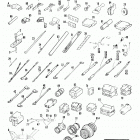 FXRP EFLH Police Low Rider (1987) WIRES & TERMINALS