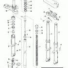 FXRP EFLH Police Low Rider (1987) FRONT FORK - LATE 1984 TO 1987 FXRP