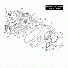 FXRP EFLH Police Low Rider (1987) PRIMARY HOUSING - 1985 & Later