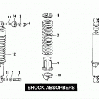 XLH 1100 CANG Sportster 1100 (1986) SHOCK ABSORBERS