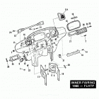 FXRP EFLH Police Low Rider (1987) INNER FAIRING 1986 - FLHTP