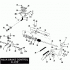 FXRP EFLH Police Low Rider (1987) REAR BRAKE CONTROL - FLHTP