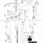 FXRP EFLH Police Low Rider (1987) FRONT FORK - FLHTP