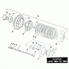 FXRP EFLH Police Low Rider (1987) CLUTCH - LATE 1984 TO 1989