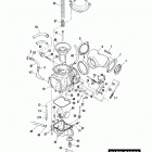 FXRP EFLH Police Low Rider (1987) CARBURETOR - 1990 & LATER
