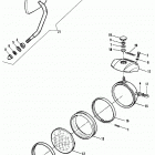 XLH 1100 CANG Sportster 1100 (1986) HEADLAMP AND MIRROR
