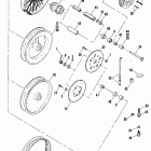 FXSTS BLLL Softail Springer (1990) Заднее колесо