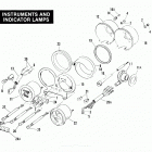 FXRP EFLH Police Low Rider (1987) INSTRUMENTS AND INDICATOR LAMPS - 1985 & LATER FXR...
