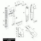 FXRP EFLH Police Low Rider (1987) SHOCK ABSORBERS - FLHTP