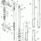 FXRT ECLJ FXR Touring (1988) FRONT FORK - 87 FXLR, FXRS-SP & 88 & LATER FXR MOD...
