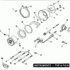 FXR EALL FXR Super Glide (1990) INSTRUMENTS - FXR & FXLR