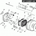 FXSTS BLLL Softail Springer (1990) AIR CLEANER & CHOKE