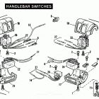 XLH 1100 CANG Sportster 1100 (1986) HANDLEBAR SWITCHES