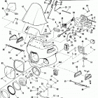 FXRT ECLJ FXR Touring (1988) WINDSHIELD & FAIRING - FXRT