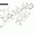 FXRP EFLH Police Low Rider (1987) SPEEDOMETER - LATE 1984 FXRP