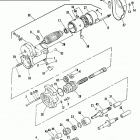 FXSTS BLLL Softail Springer (1990) STARTER MOTOR AND SHAFT - 1989 & LATER