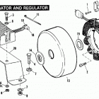 FXSTS BLLL Softail Springer (1990) ALTERNATOR & REGULATOR