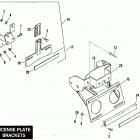 FXSTS BLLL Softail Springer (1990) LICENSE PLATE BRACKET
