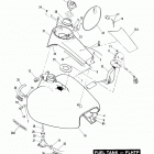 FXRP EFLH Police Low Rider (1987) FUEL TANK - FLHTP 1989 AND LATER