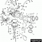 XLH 1100 CANG Sportster 1100 (1986) CARBURETOR - 1986 & 1987