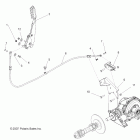 R08RB50AA RANGER 500 2X4 Brakes, park brake asm.