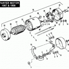 FXSTS BLLJ Softail Springer (1988) STARTER MOTOR - 1987 & 1988