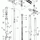 XLH 1100 CANG Sportster 1100 (1986) FRONT FORK - 1986 & 1987
