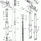 FXRS EBLH FXR Low Glide (1987) FRONT FORK - 1987 FXR & FXRS