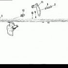 FXST BHLE Softail Standard (1984) FOOTRESTS - FXWG, FXST
