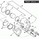 FXST BHLE Softail Standard (1984) Передний суппорт
