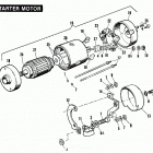 FLHTC DJLE Touring Electra Glide Classic (1984) Стартер