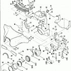 FLHTC DJLE Touring Electra Glide Classic (1984) WINDSHIELD FAIRING AND LAMPS - FLHT AND FLHTC