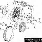FXST BHLE Softail Standard (1984) SPOKE WHEEL - REAR - FXWG, FXEF, FXST