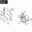 FXST BHLE Softail Standard (1984) LICENSE PLATE BRACKETS