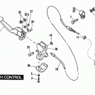 FXRT ECLG FXR Touring (1986) Привод управления сцеплением