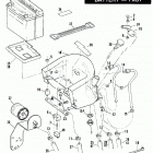 FXST BHLE Softail Standard (1984) OIL TANK, FILTER AND BATTERY - FXST;