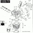 FLHTC DJLE Touring Electra Glide Classic (1984) CYLINDER, HEAD & VALVES-V2(TM) EVOLUTION