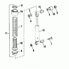 FXRS EBLF FXR Low Glide (1985) SHOCK ABSORBERS - UNIQUE PARTS - 85&86 FXRS HIGH P...