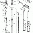 FXRS EBLF FXR Low Glide (1985) FRONT FORK - UNIQUE PARTS - 85&86 FXRS HIGH PERFOR...