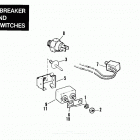 FXST BHLE Softail Standard (1984) CIRCUIT BREAKER AND BRAKE SWITCHES
