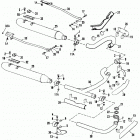 FXRD EHLG FXR Touring (1986) EXHAUST SYSTEM - FXRD