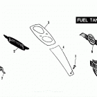 FXRT ECLG FXR Touring (1986) FUEL TANK TRIM