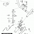 FXRT ECLG FXR Touring (1986) HANDLEBAR AND THROTTLE CONTROL