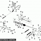 FLHTC DJLE Touring Electra Glide Classic (1984) Тормозной цилиндр задний