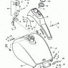 FXRT ECLG FXR Touring (1986) Топливный бак