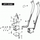 FXST BHLE Softail Standard (1984) JIFFY STAND