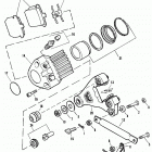 FXST BHLE Softail Standard (1984) Задний суппорт